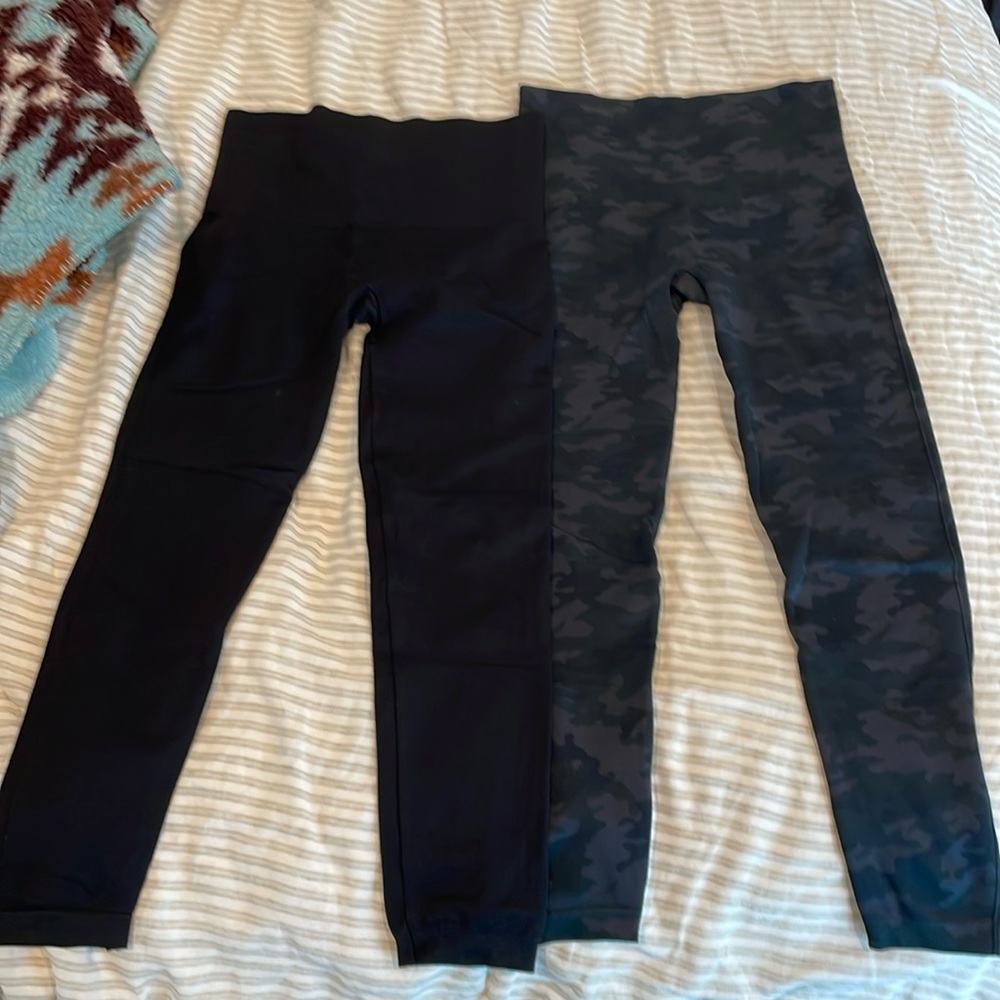 Two pair Spanx leggings